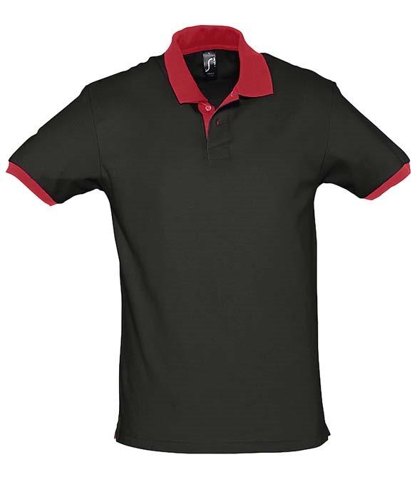 SOL&#39;S Prince Contrast Cotton Piqu&#233; Polo Shirt